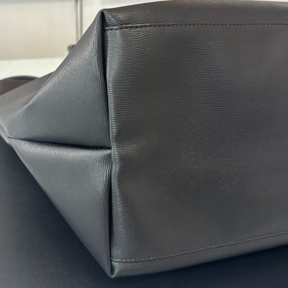 Longchamp Le Pliage City Large Coated Canvas Tote Bag, Black, 100% Authentic - Picture 8 of 15